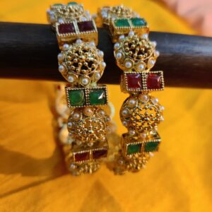 Traditional meenakari kada