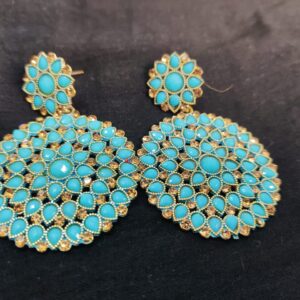 Drop earring- Blue