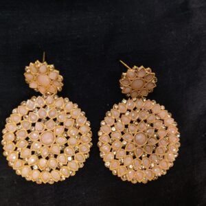 Drop earring-Peach