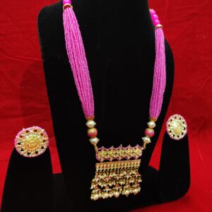 Pink Rani Haar Necklace