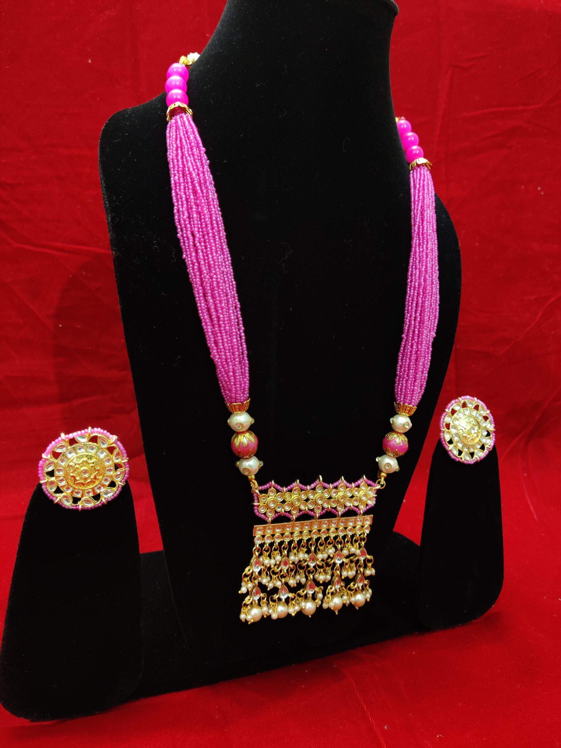 Pink Rani Haar Necklace