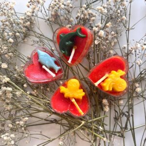 Set of scented T-light candles with soft glow and fragrance